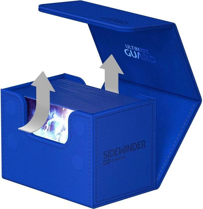 Produktbild Ultimate Guard Kartenbox XenoSkin Sidewinder Monocolor 80+ Blau
