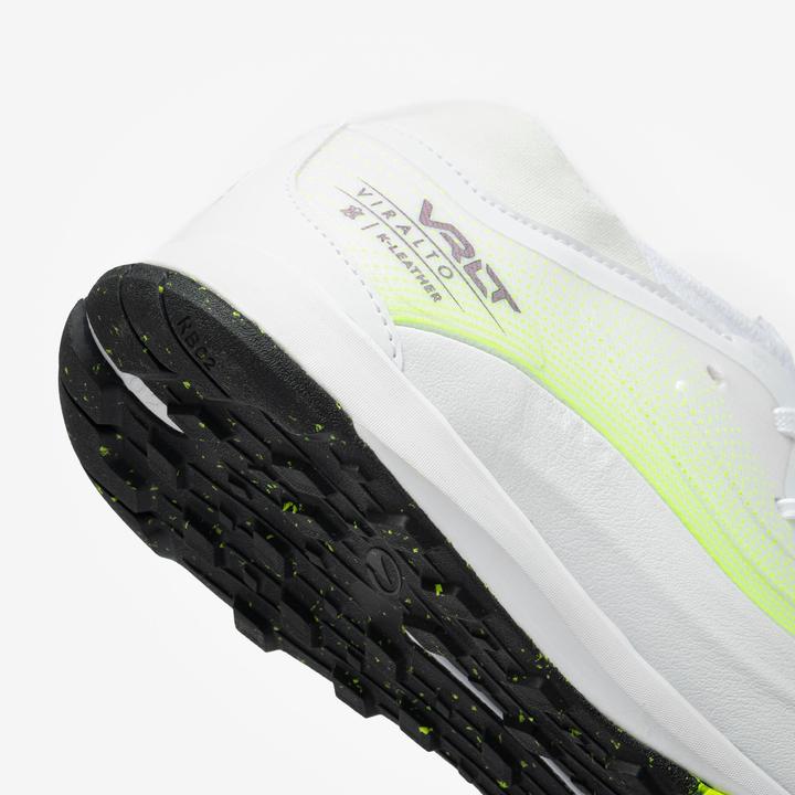 Immagine prodotto Kipsta Damen/Herren Fussball Multinockenschuhe Premium Leder Turf - Viralto IV weiss (41)