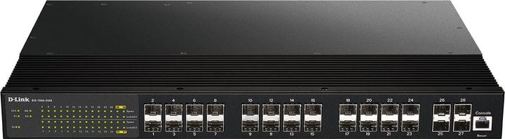 Produktbild D-Link 24 Ports Industrie Switch SFP Plus 4 Port 10G SFP+ with Single AC input (24 Ports)