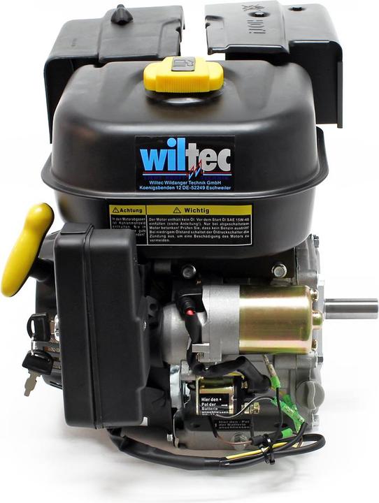 Immagine prodotto Wiltec LIFAN 168 Motore essenza 4,8kW (6,5CV) 4-tempi 20mm Monocilindro con motore elettrico 12V