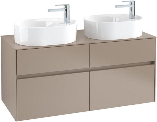 Image du produit Villeroy & Boch Collaro meuble à lavabo 1200x548x500 mm, 4 tiroirs, pour 2 lavabos, C06000 (127 x 62 x 57 cm)