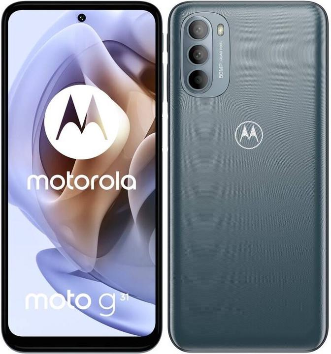 Actual product image Motorola Moto G31 (128 GB, Mineral grey, 6.40", Dual SIM, 50 Mpx, 4G)