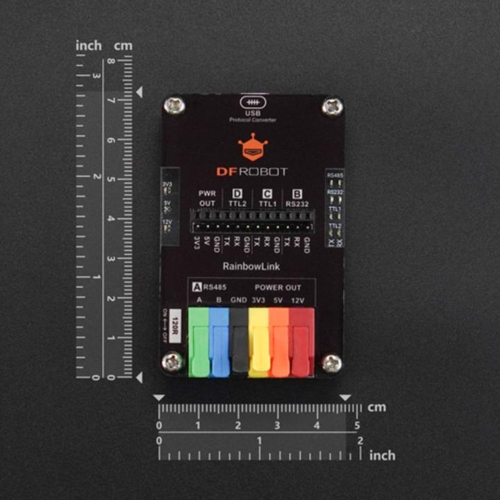 Produktbild DFRobot RainbowLink 4-Kanal USB zu Seriell Konverter RS485/RS232/TTL