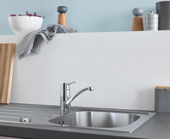 Productafbeelding Grohe K200 roestvrijstalen spoelbak met afdruiprek (Aanrecht, 50 cm, 86 cm)