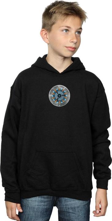 Produktbild Avengers Endgame Tony Stark Heart Kapuzenpullover Jungen (140, 146)