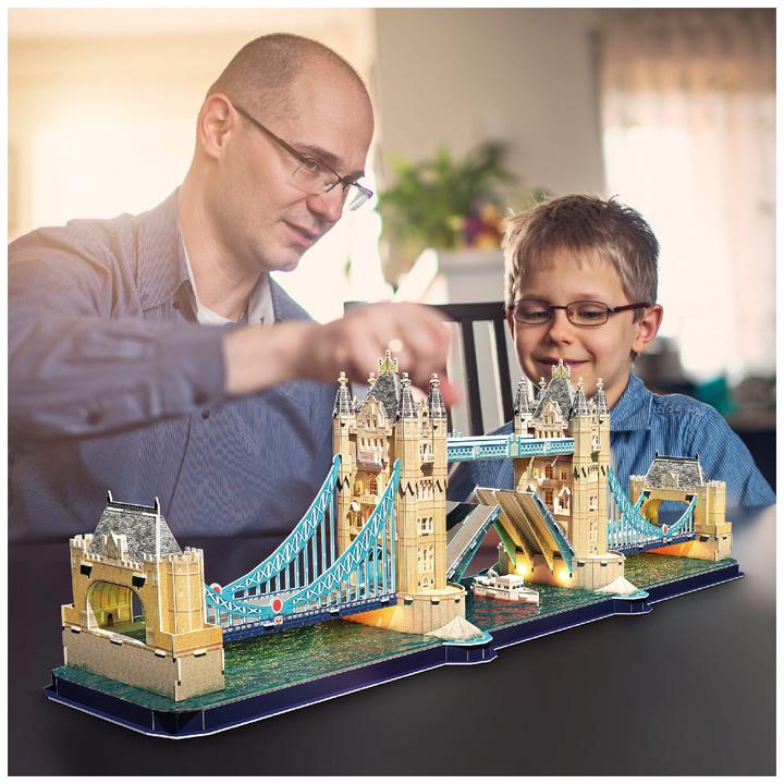 Image du produit Van der Meulen Puzzle 3d Tower Bridge LED (222 pièces)