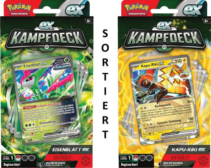 Image du produit Pokémon Pokemon EX-Kampfdeck (Allemand, Pont)