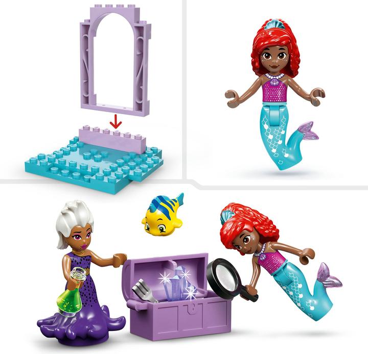 Image du produit LEGO 43254 Grotte de cristal d'Arielle (43254, LEGO Disney)
