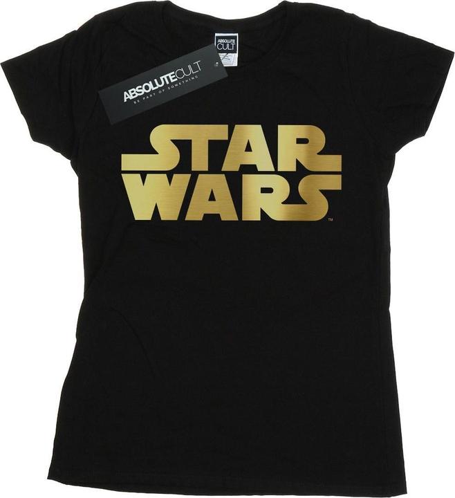 Star Wars Gold Logo TShirt (L)