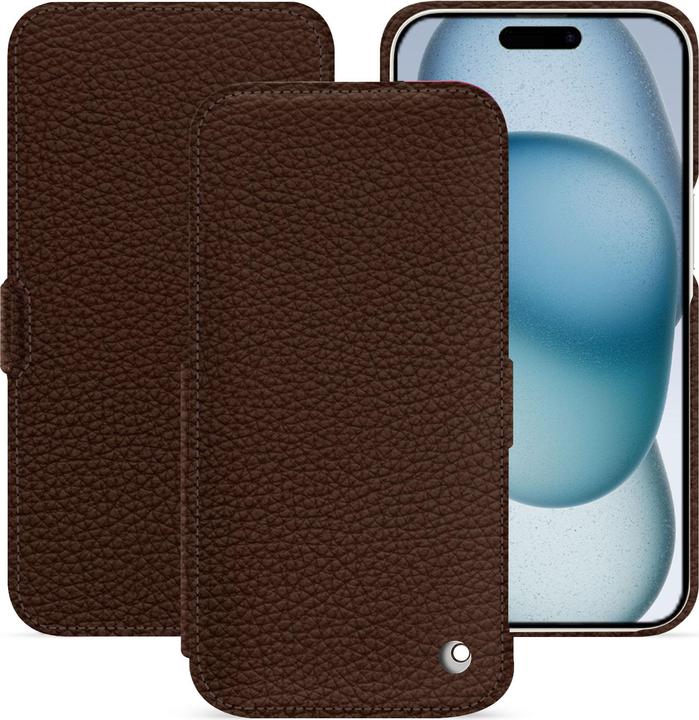 Actual product image Noreve Horizontal leather flap shell (Apple iPhone 15)