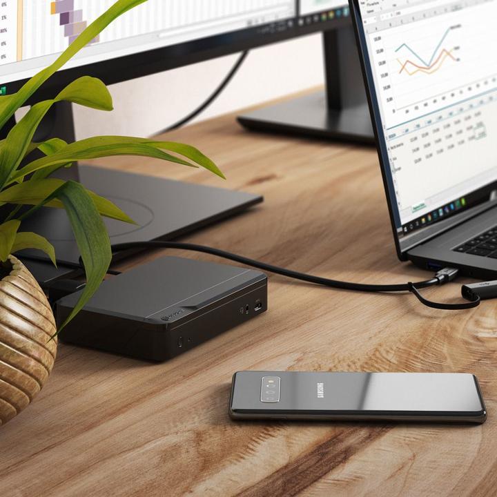 Produktbild Alogic Docking Station Universal Twin HD USB-C & USB-A (USB-C, USB-A, 10 Ports)