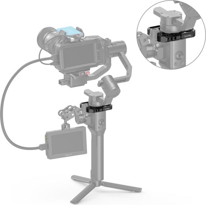 Produktbild SmallRig 2221 Mounting ClampÂ fÃ¼r DJI Ronin S Gimbal (Gimbal Montageplatte)