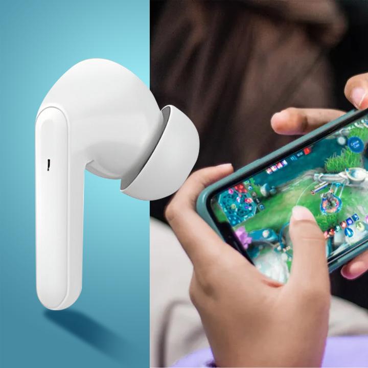 Actual product image Riversong Bluetooth earphones AirFly L6 TWS white EA221 (ANC, 30 h, Wireless)