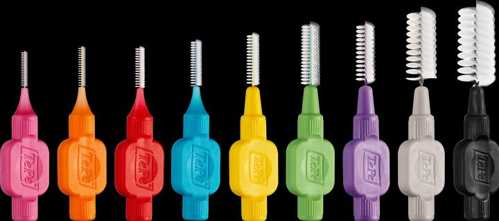 Produktbild TePe Interdentalbürsten Original Mixed Pack ISO 0-7 (8 x, 1.30 mm)