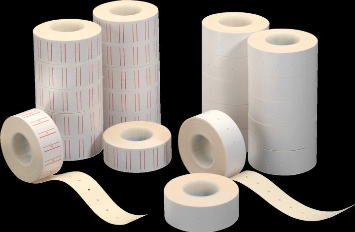 Image du produit Herlitz Étiquettes de prix, 1 ligne, 21,6 x 12 mm en papier, 1.200 étiquettes par rouleau, permanentes