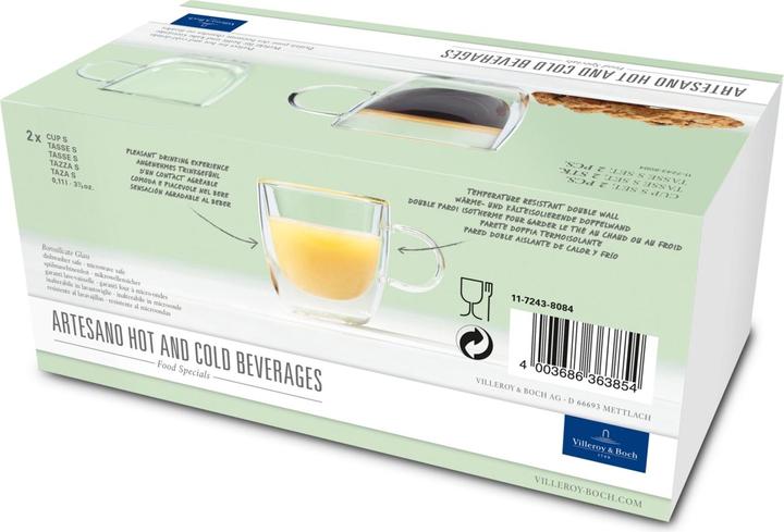 Actual product image Villeroy & Boch Cup size S Set of 2 Artesano Beverages (110 ml, 2 x)