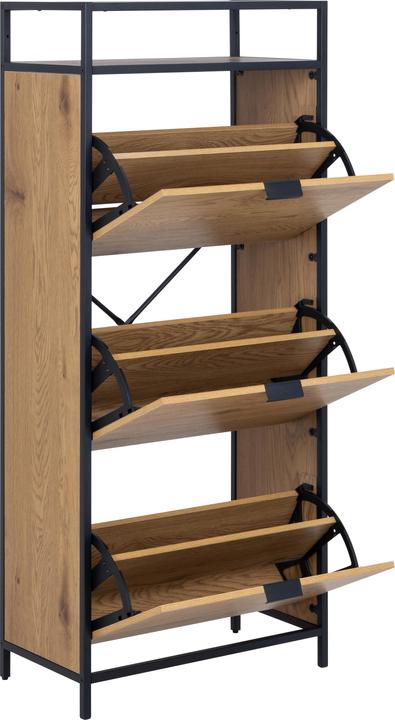 Actual product image AC Design Seaford shoe cabinet (129 x 56 x 30 cm)