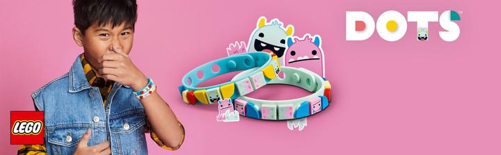 Actual product image LEGO Monster Friendship Bracelets (41923, LEGO Dots)