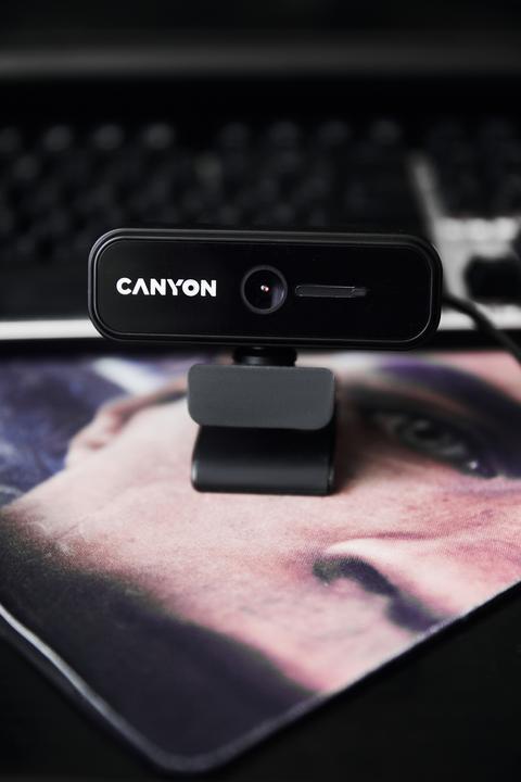 Actual product image Canyon C2N 1080P full HD 2.0Mega fixed focus webcam with USB2.0 connector, 360 degree rotary view sc (2 Mpx)