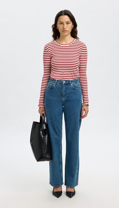 Produktbild Selected Femme Gestreiftes Longsleeve (XS)