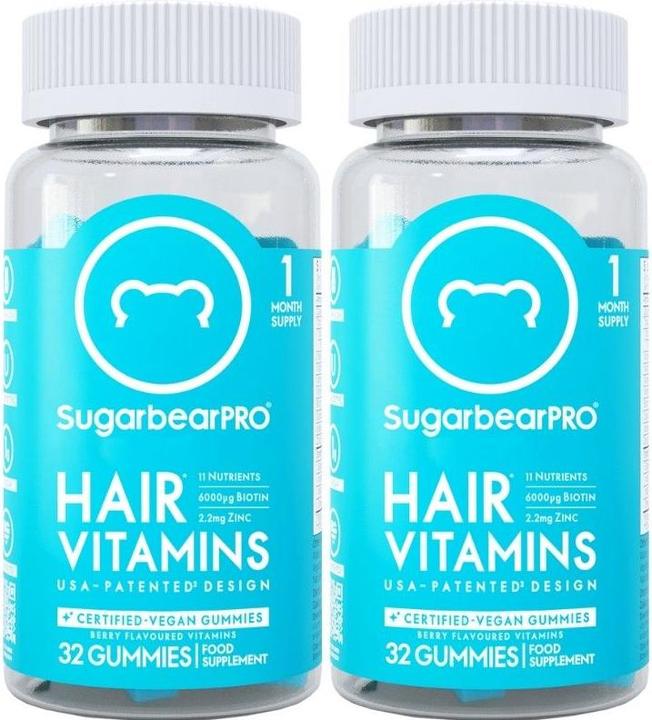 Sugarbearhair Duo (64 Stück, Gummies, 300 g)