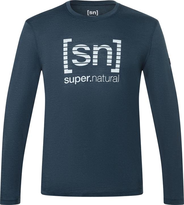 Super Natural Grid Logo L/S (M)