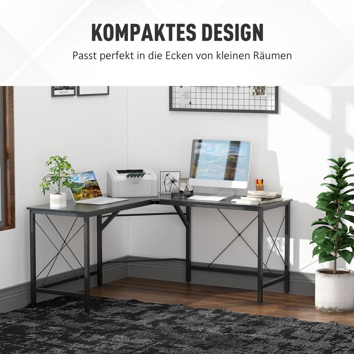 Produktbild Homcom Winkelschreibtisch (150 x 150 x 76 cm)