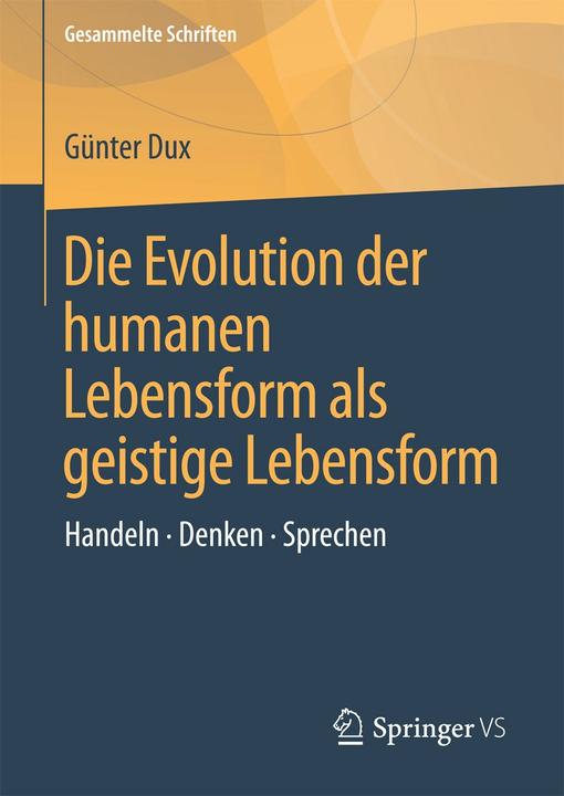 Actual product image The evolution of the human life form as a spiritual life form (German)