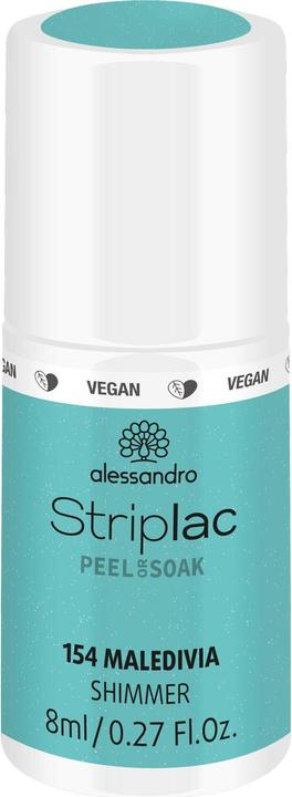 Alessandro Striplac Peel or Soak - Maledivia (154 Maledivia, Abziehbarer Nagellack)