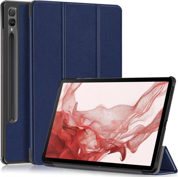 Cover-Discount Galaxy Tab S9+ - Custodia Smart Tri-fold blu (Galaxy Tab S9+, Galaxy Tab S10+)