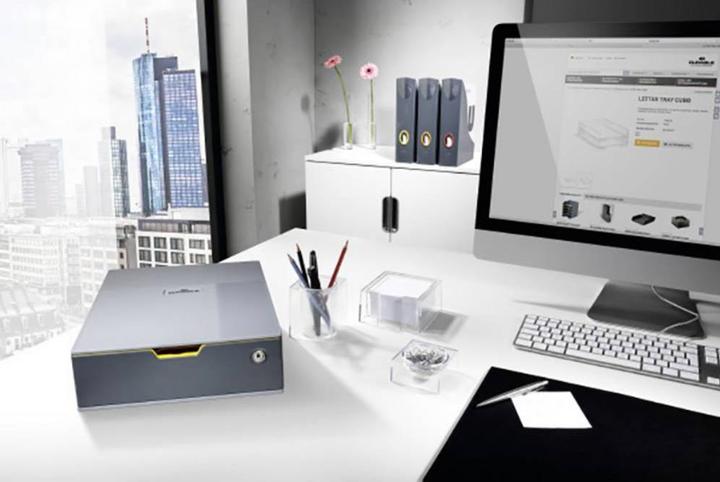 Actual product image Durable Drawer unit Varicolor C4 760127 grey/yellow 280x95x356mm (C4)