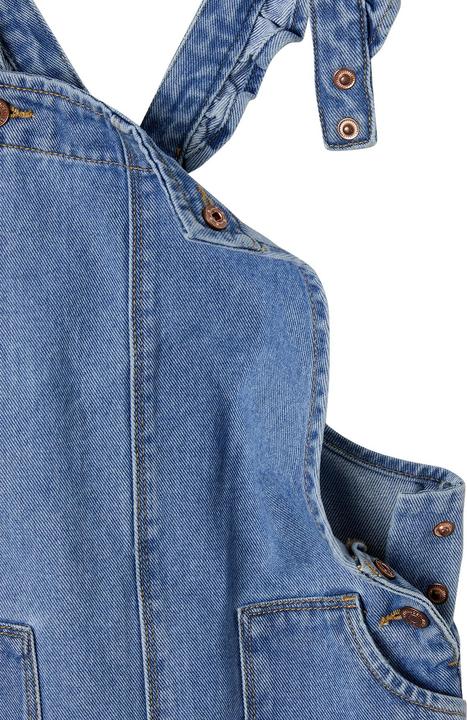 Produktbild Vertbaudet Mädchen Latzjeans mit Volantträgern Oeko-Tex (158)
