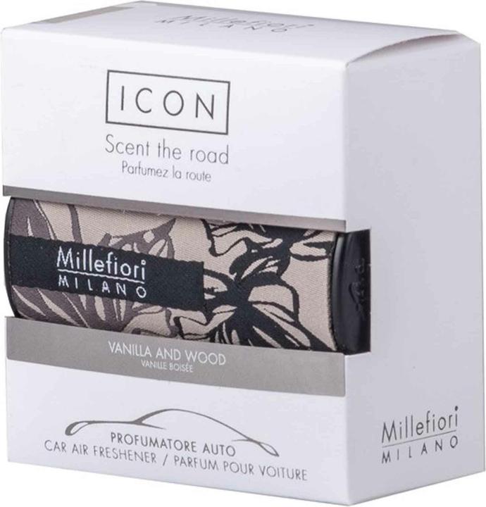 Produktbild Millefiori Vanille & Holz Icon Erfrischend Auto Textilien - 50 g