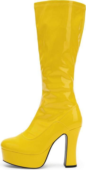 Produktbild Maskworld Plateau Stiefel mit Reissverschluss gelb