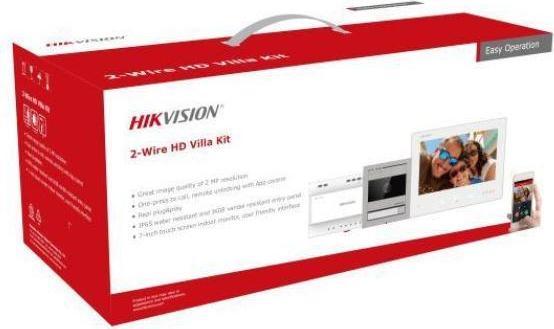 Produktbild Hikvision DS-KIS704EY-ACW2/Aluminium 2-Draht HD KIT (Funk)