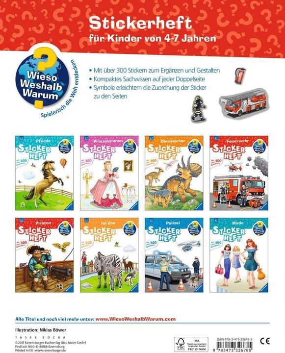 Actual product image Ravensburger Feuerwehr (German, Niklas Böwer, 2017)