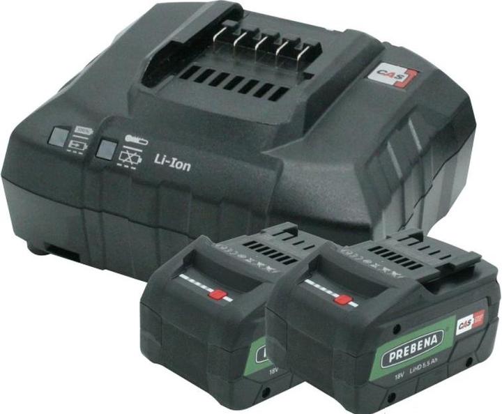 Produktbild Prebena Akku-Set 5,5 LiHD - 2 Hochleistungsakkus inklusive Ladegerät