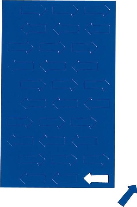 Actual product image Supermagnete Super magnet magnetic symbols arrow small blue (30 x)