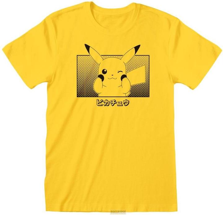 Heroes Inc Pokemon T-Shirt Pikachu Katakana (S) (S)