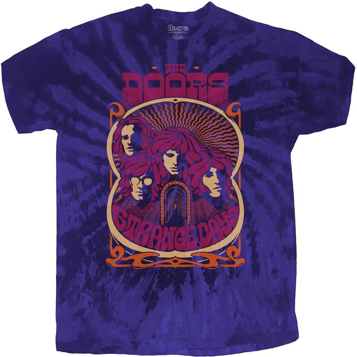 The Doors Unisex Adult Strange Days Washed T-Shirt