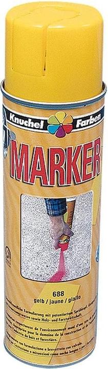 Actual product image Knuchel Marker Spray Marker 500ml (Yellow, fluorescent, 0.50 l)