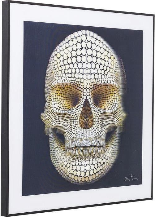 Actual product image Kare Design 3D Skull (60 x 60 cm)