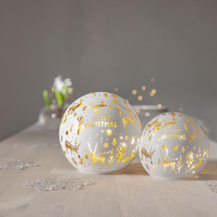 Produktbild Star Trading Glaskugel Merry Christmasø12ws