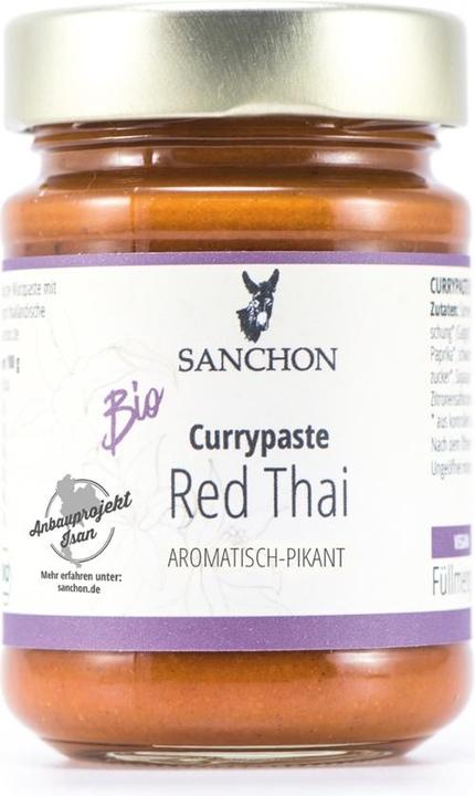 Produktbild Sanchon Red Thai Currypaste Bio (190 g)