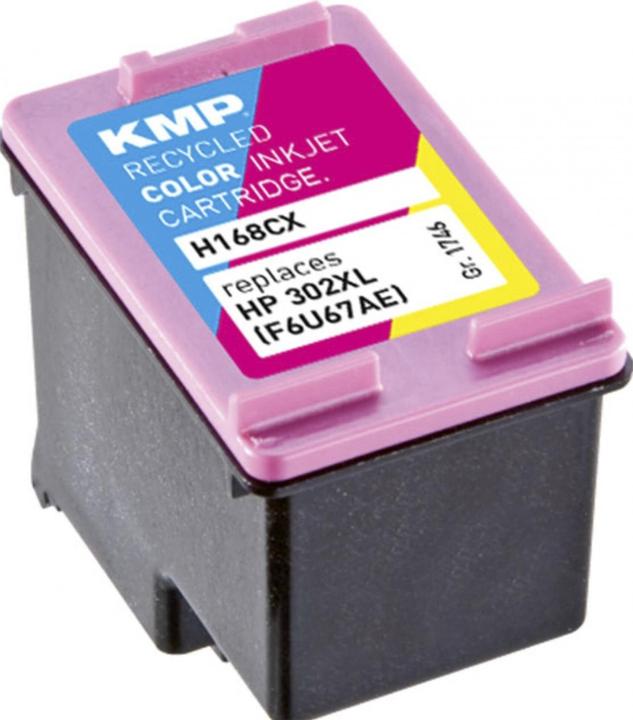 Actual product image KMP H168CX Compatible with HP 302XL (M, C, Y)