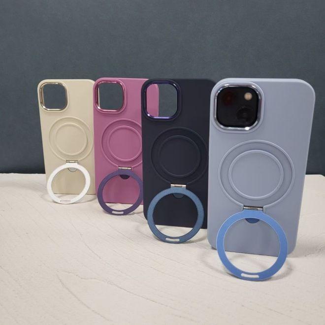 Produktbild MU Classic Liquid Silicone MagSafe Stand Series (Apple iPhone 15 Pro)