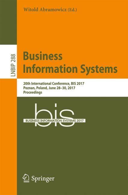 Actual product image Business Information Systems (Witold Abramowicz, 2017)
