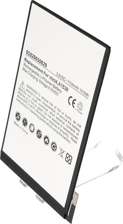 Actual product image AccuCell Akku Apple iPad mini 4, A1538, A1550, 020-00297