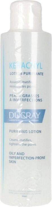 Actual product image Ducray KERACNYL purifying lotion 200 ml (Cleansing lotion, 200 ml)