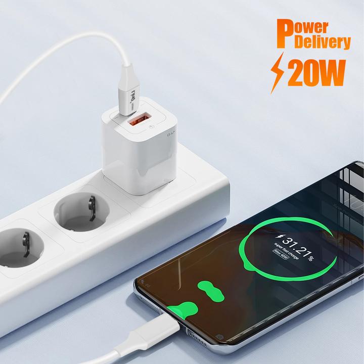 Produktbild LinQ 3-in-1 USB-C Kabel, USB-C / Lightning / Micro-USB - Power Delivery 20W (1.20 m, USB 3.2 Gen 1, 20 W)